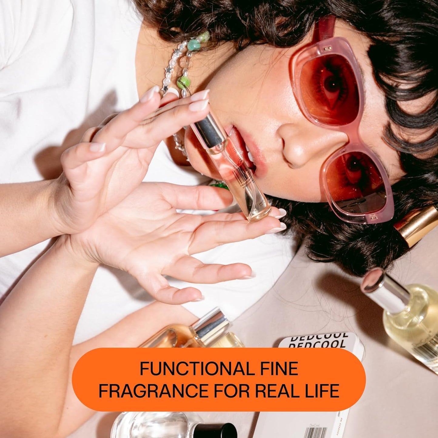 DedCool Eau de Parfum (03 Blonde - 0.5 fl oz) With Notes of Black Violet, Saffron, Perfume for Men and Women, Luxury Fragrance, Long Lasting, with Essential Oils, Non-Toxic, Vegan, Fragrance For All