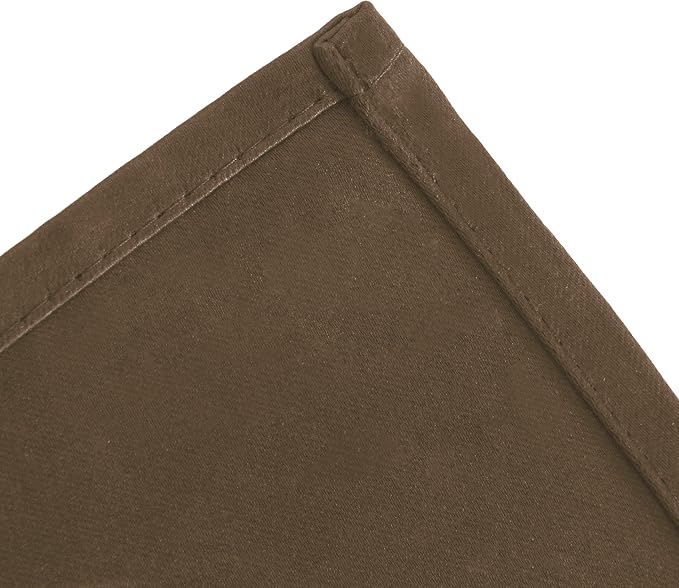 LEMOMO Blackout Curtains 66 x 95 inch/Brown Curtains Set of 2 Panels/Thermal - Image 7