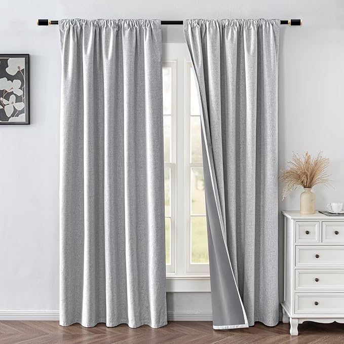 IGEMAEVE 100% Blackout Curtains 84 Inch Length - Image 2