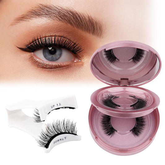 GEMERRY Magnetic Eyelashes with Applicator Magnetic Lashes Natural Look No Glue No Eyeliner Needed Soft Strip Lashes