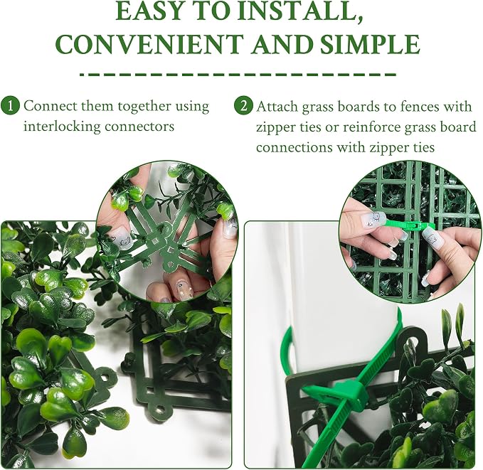 Artificial Ivy Privacy Fence Screen:48"x 120" 4-Layer Leaf UV-Anti Faux - Image 3