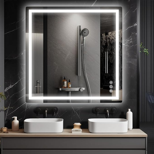 Memobarco 36"x 36" Bathroom Mirror by MEMOBARCO