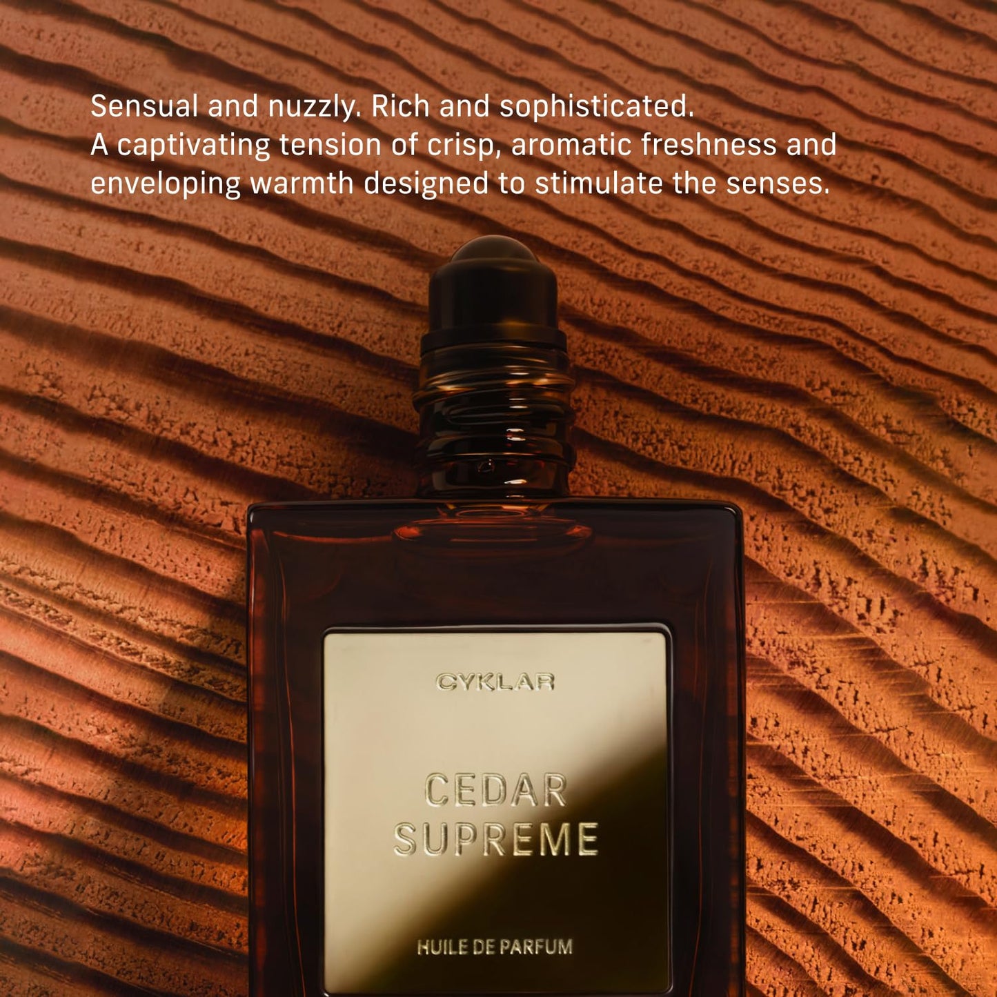 Perfume Oil Roll-On. Travel-Friendly Cedar Supreme Fragrance With Bergamot, Lavender, and Cedarwood. Long-Lasting Essential Oil Parfum For Women and Men. 0.5 Fl Oz Scented Rollerball Bottle