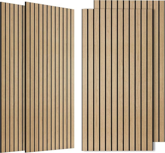 4 Pack Soundproof Wall Panels, Decorative Noise Dampening Panels, Sound Panels by AUTORIFIC