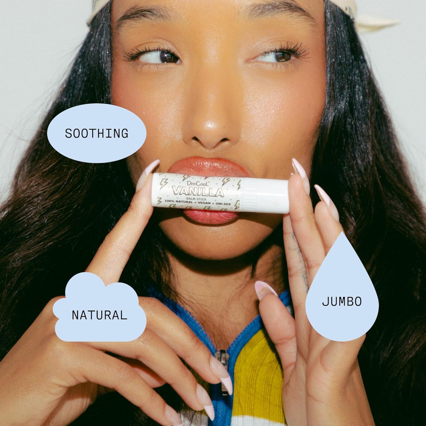 DedCool Lip Balm Stick (Guava) Jumbo, Vegan, Flavored, Coconut Oil Lip Balm, Long Lasting, Moisturization, Hydrates Dry & Chapped Lips, Vegan, Natural, Clean, Non-Toxic, Fragrance For All