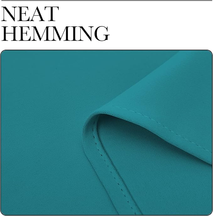 NICETOWN Blackout Curtains for Living Curtains, Peacock Blue, 2 Panels - Image 6
