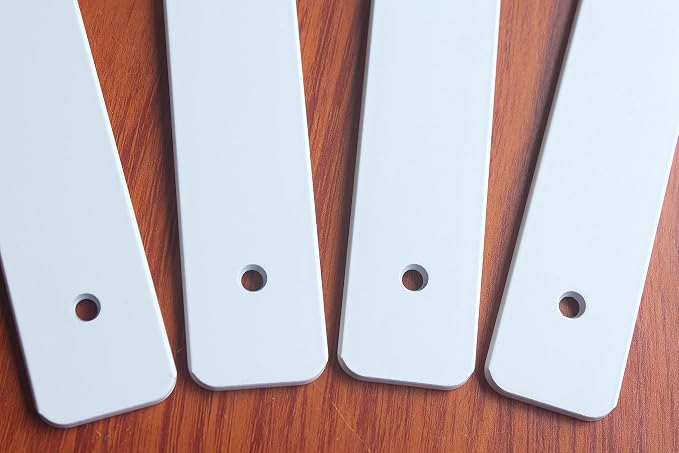 12 Pack - 10 inch White Hidden L Shelf Bracket Iron Floating Shelf Brackets - Image 6