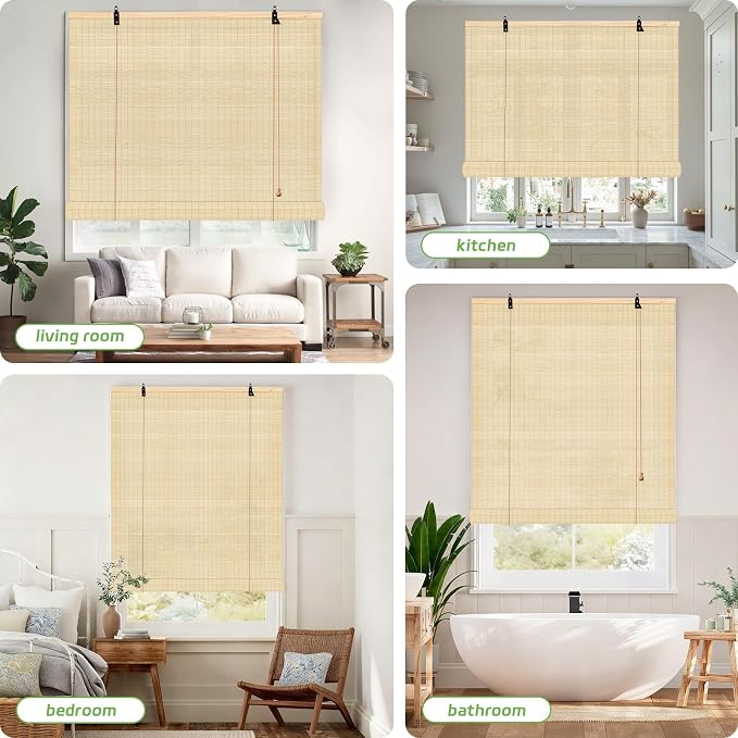 Bamboo Blinds for Interior Windows 36 Wide - Image 6