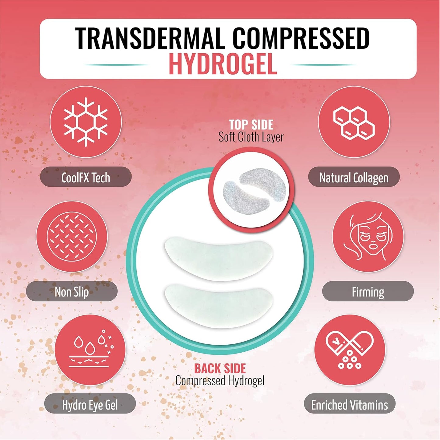 Look At Me Under Eye Patches (10 Pairs). Korean Skin Care Green Tea Hydrogel Eye Patch/Eye Pads. Dark Circle Remover and Collagen Eye Mask for Puffy Eyes. Gel Under Eye Brightener/Eye Depuffer