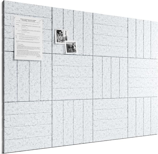 Bumusty Large Cork Board Alternative-48 x 36" Felt Bulletin Board Tiles by BUMUSTY