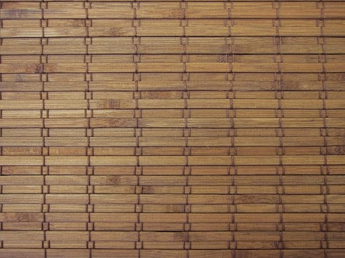Windowsandgarden Cordless Woven Wood Roman Shades, 48W x 60H, Eastfield Teak - Image 6