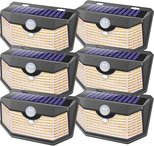 HMCITY 120 LED Outdoor Solar Lights- by LightingUpYourLife