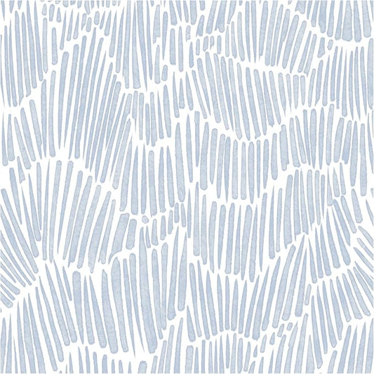 Theper Blue Wallpaper 17.3"×118" Modern Striped Peel and Stick Wallpaper Boho by Theper