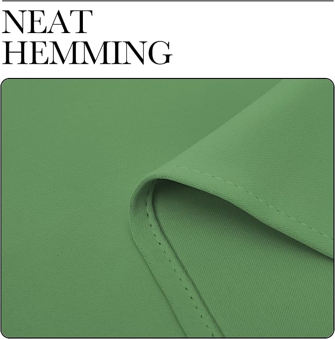 NICETOWN Blackout Curtains for Living Curtains, Froest Green, 2 Panels - Image 6