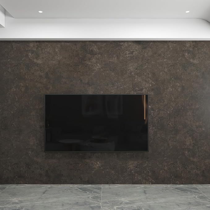 3yecao 16"×1181" Big Roll Large Size Thick Dark Brown Tan Grey Concrete - Image 8