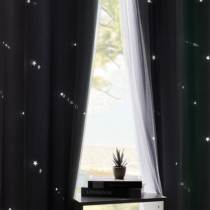 XiDi Curtains for Bedroom Decor, Rainbow Green LightgreyGrey34/45/1 - Image 5