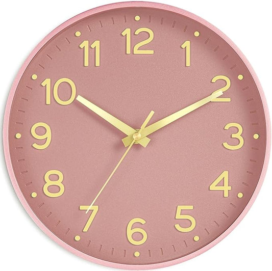 Roymnie Wall Clock 12 Inch Silent Wall Clocks Battery Operated-Modern Non by Unknown