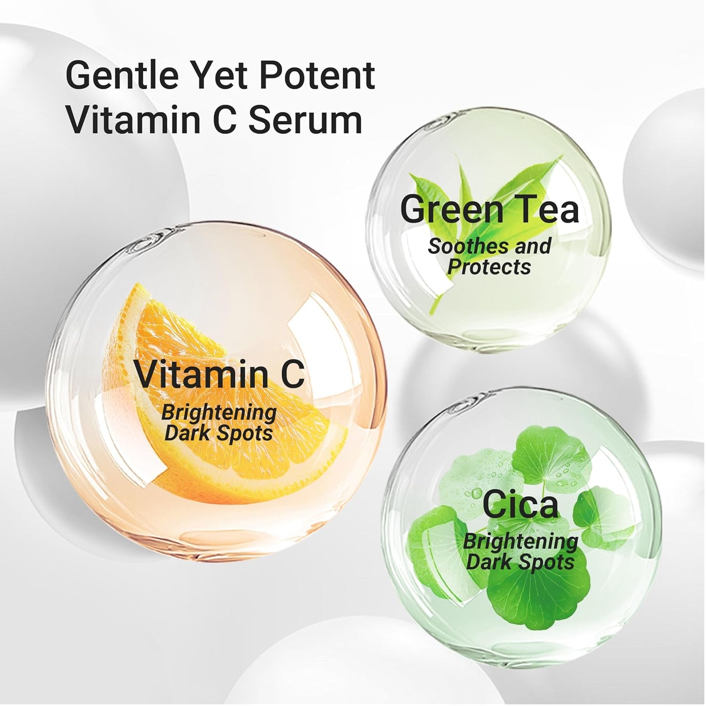 Meebak Korean Vitamin C Serum | Brightening Dark Spot Remover | Soothing Anti Aging & Skin Brightening w/Centella Asiatica, Panthenol, & Adenosine
