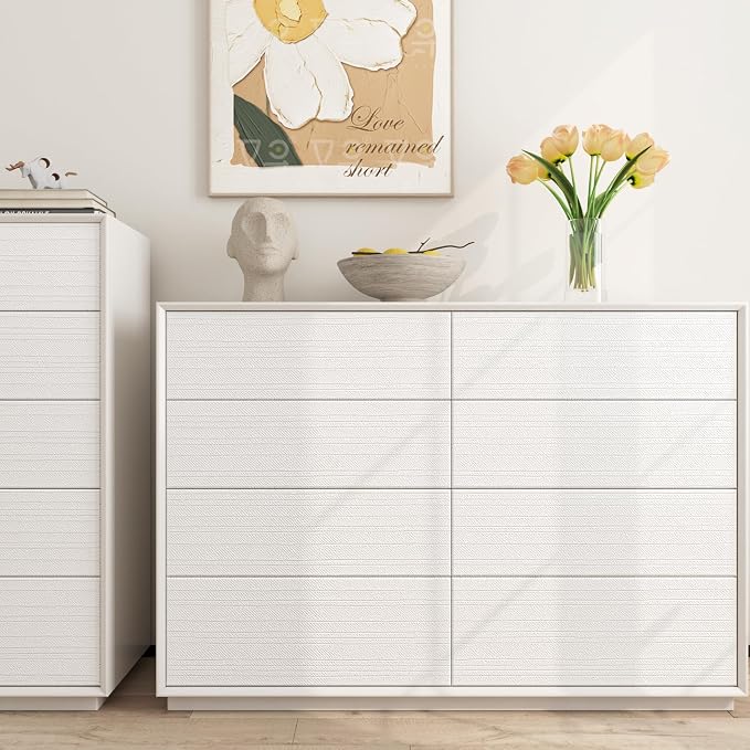 FunStick Off White Grasscloth Peel and Stick Wallpaper Textured Grass Cloth - Image 3