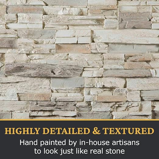 AZ Faux High-Density Polyurethane Faux Stone Interlocking Left Endcap - Image 6