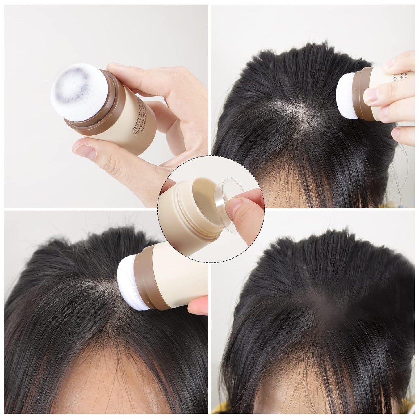 Boobeen Root Touch Up Powder for Hair Shadow, Cover Hair Loss Instantly, Hairline Powder for Women and Men