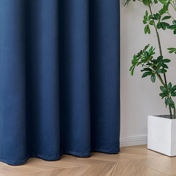 IGEMAEVE Blackout Curtains 84 Inch Length 2 Panels Set, Grommet Energy Saving - Image 7