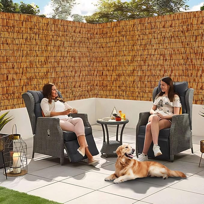 Bamboo Fencing–Handwoven, Bamboo wall Panel Outdoor Privacy Reed Screening - Image 8