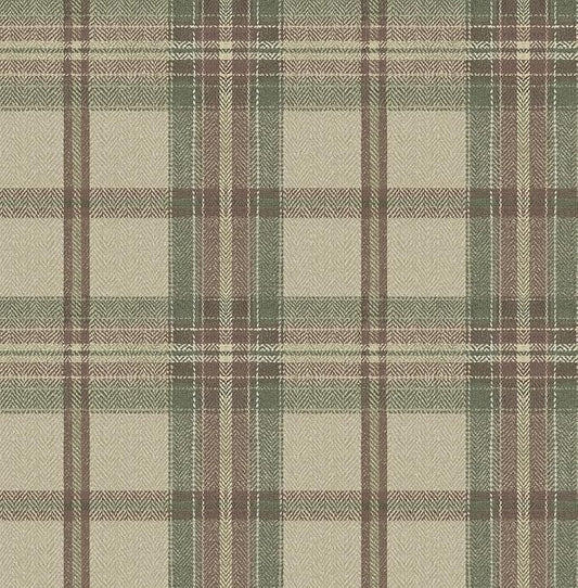 NextWall Harry & Grace Herringbone Plaid Premium Matte Non-Woven Peel and Stick by NextWall