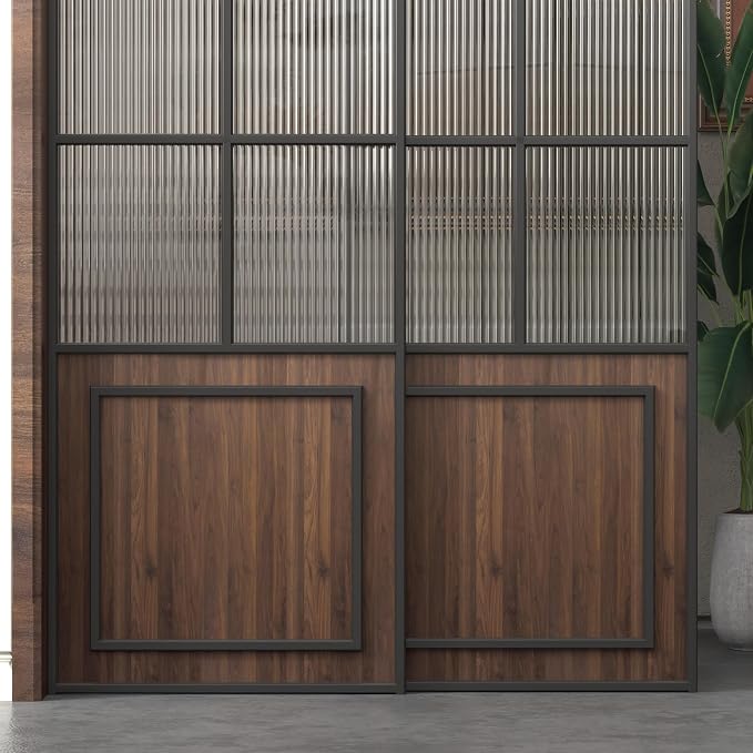 BOMENG Large Walnut Wood Wallpaper Peel and Stick Matte 48"x118" Dark Brown - Image 7