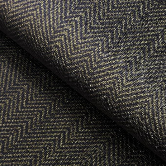 FunStick 24"x200" Black and Gold Peel and Stick Wallpaper Removable Geometric by FunStick