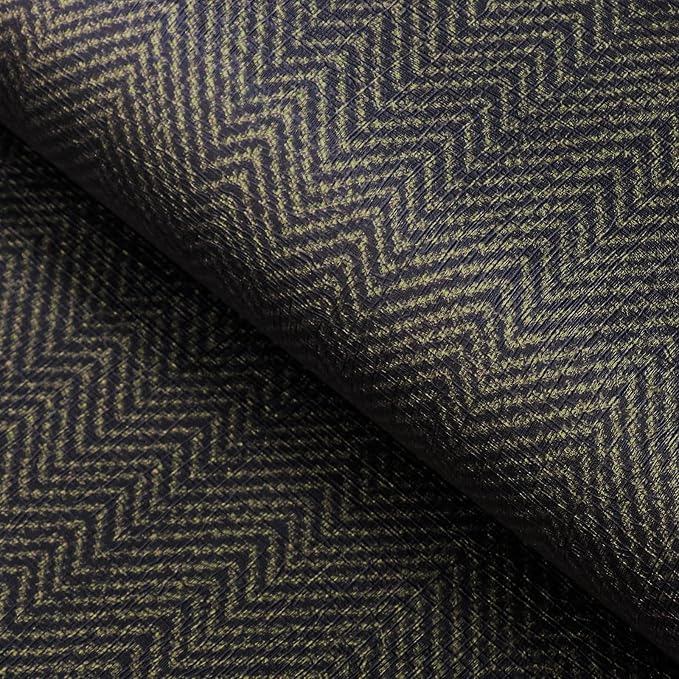 FunStick Black and Gold Geometric Wallpaper Peel and Stick Modern Faux by FunStick