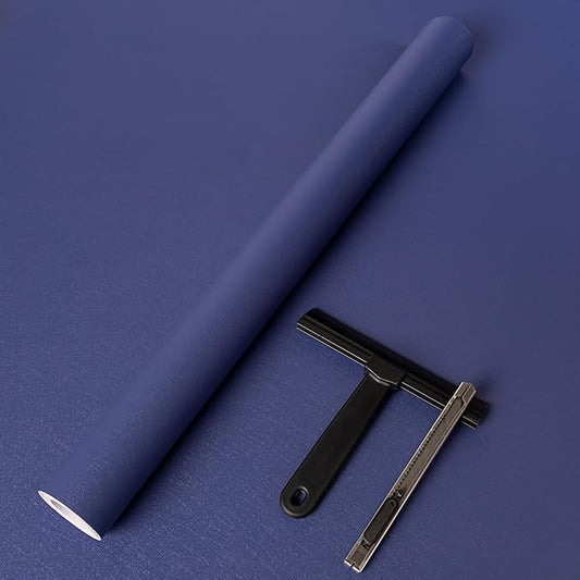 practicalWs Blue Wallpaper Peel and Stick by practicalWs