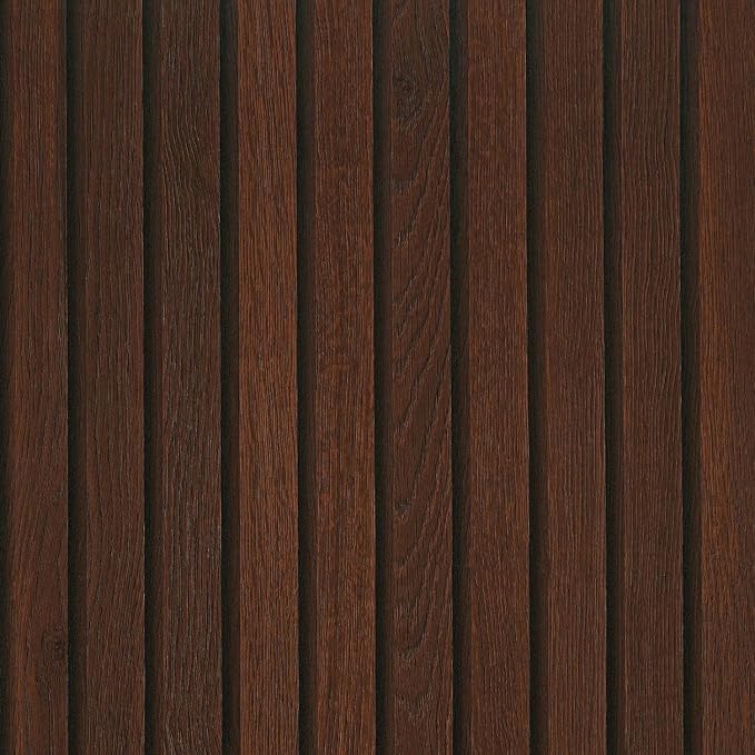 FunStick 16"x240" Peel and Stick Wallpaper Wood Slats Self Adhesive Wall Paper by FunStick