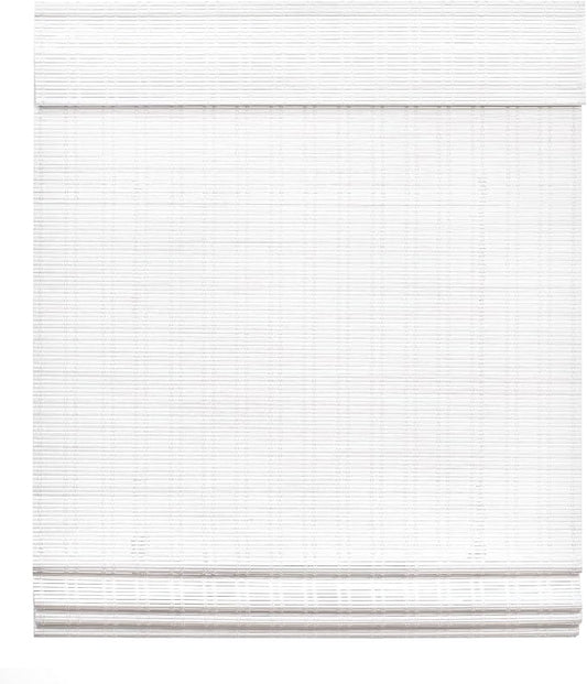 LazBlinds Cordless Bamboo Roman Shades, Light Filtering Window Treatment by LazBlinds