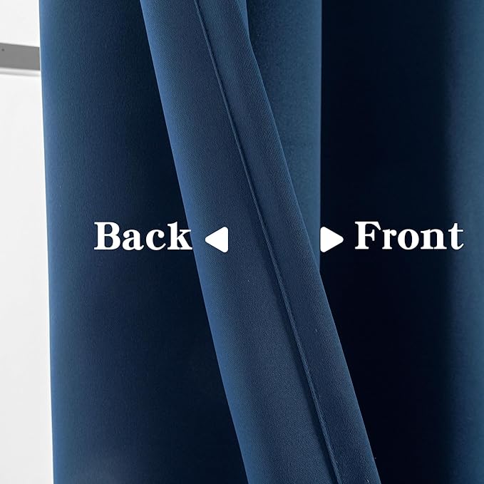 IGEMAEVE Blackout Doorway Curtains 96 Inch Length, Closet Curtain - Image 3