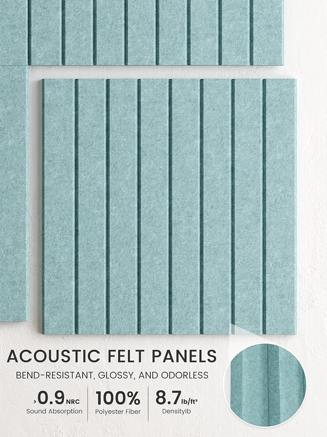 Bumusty Large Cork Board Alternative-48 x 36" Felt Bulletin Board Tiles - Image 3