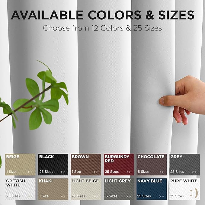 Joydeco Blackout Door Curtain for Doorway Privacy 90 Inches Long, Grommet - Image 7