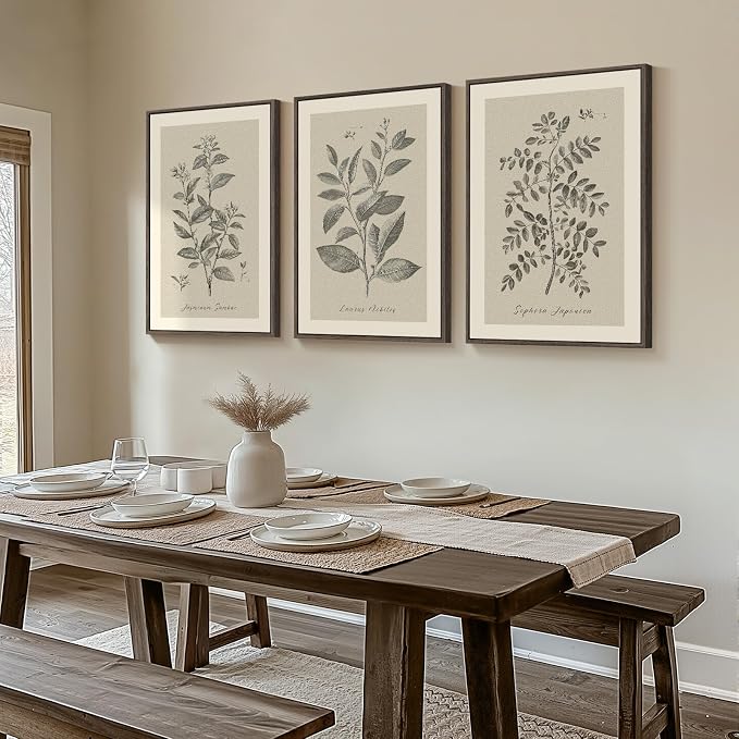 Large Framed Botanical Wall Art - Image 2
