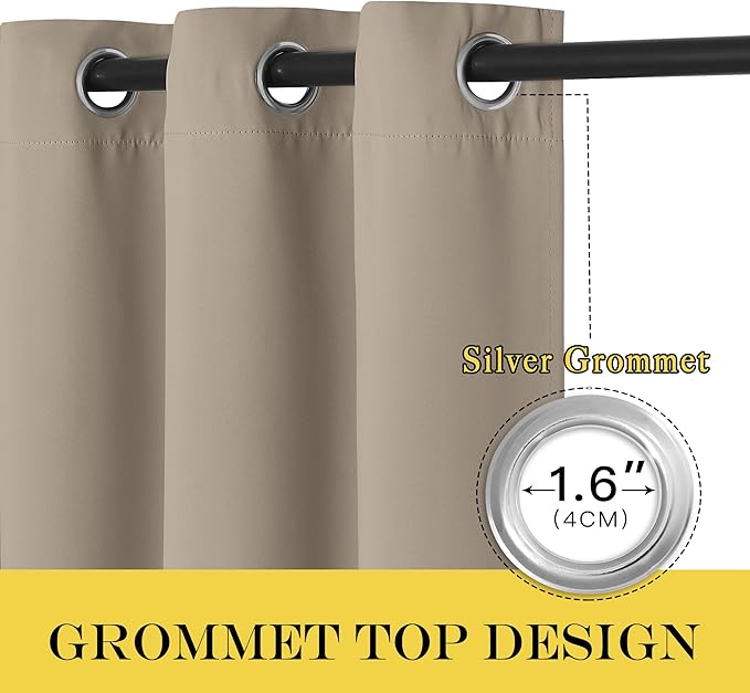 NICETOWN Blackout Curtains 84 Inch Length, Thermal Insulated Curtains - Image 5