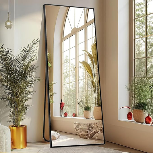 Sweetcrispy 64"x21" Full Length Mirror, Leaning or Standing Full Body Mirror by Sweetcrispy