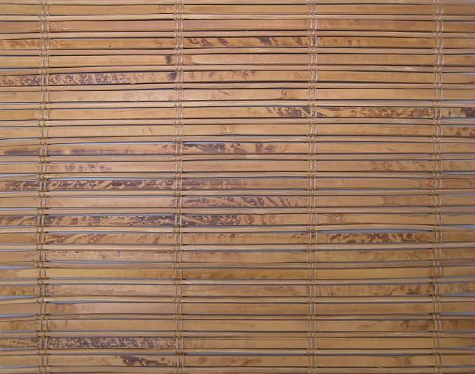 Cordless Woven Wood Roman Shades, 60W x 60H, Winthrop Camel, Sizes 20-72 Wide - Image 7