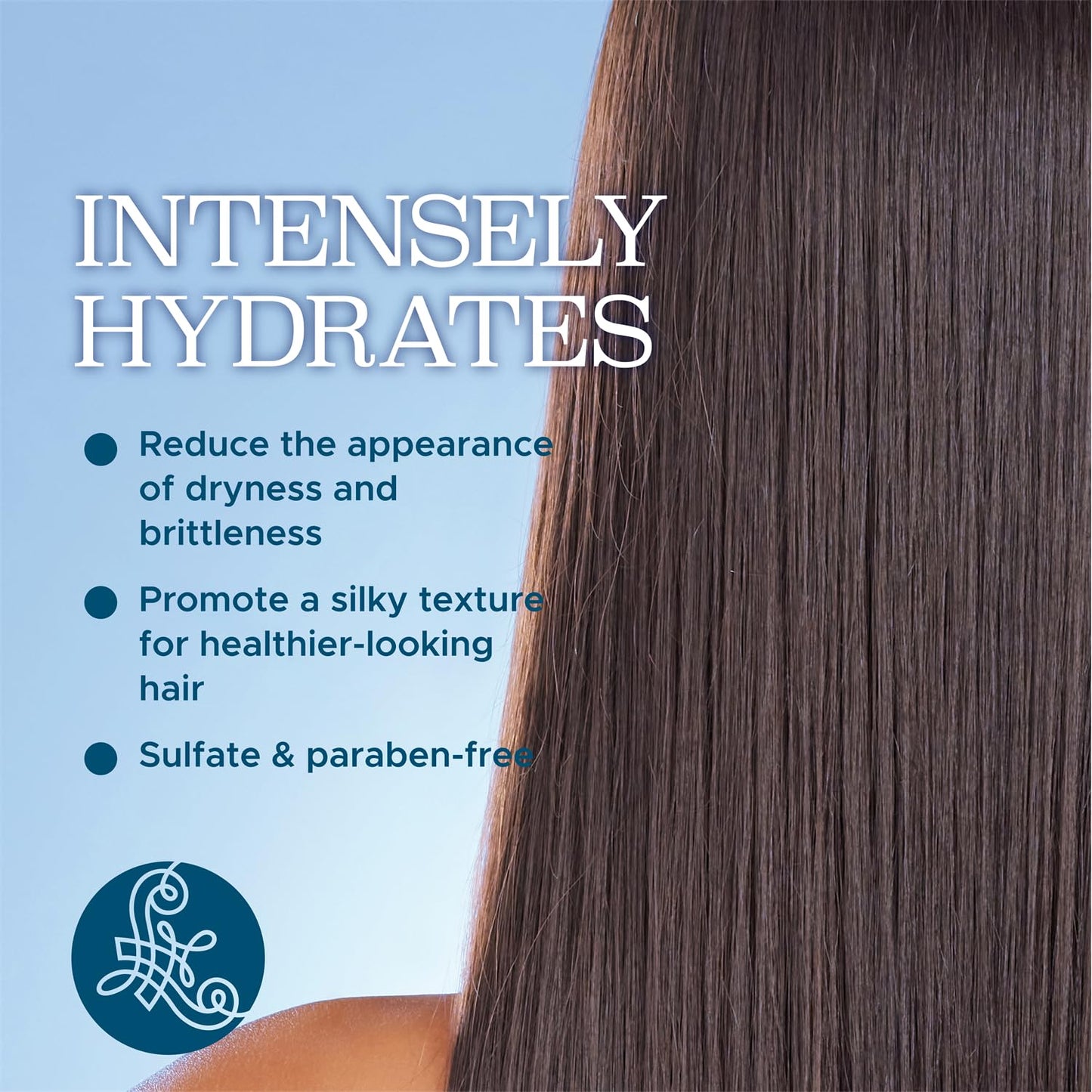 Luseta Hyaluronic Acid Moisturizing Shampoo & Conditioner Set for Dry and Damaged Hair, Sulfate Free Shampoo and Conditioner for Women Infused with Argan Oil and Shea Butter Paraben-Free2 x 16.9oz