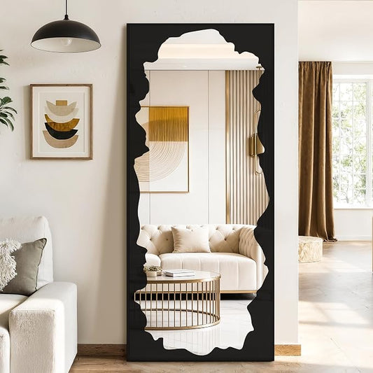 Full-Length Mirror Free Standing Leaning Mirror by TRAHOME