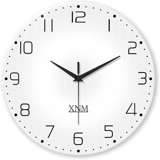 XNM Modern Minimalist Glass Wall Clocks Battery Operated 24 Inch Large Simple by XNMwallclock