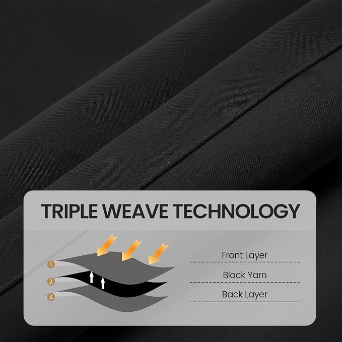 Extra Wide Blackout Curtains, Room Divider Curtains - Image 6