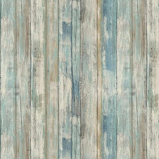 practicalWs 35.4''x 118'' Distressed Wood Wallpaper Self-Adhesive Peel and by practicalWs