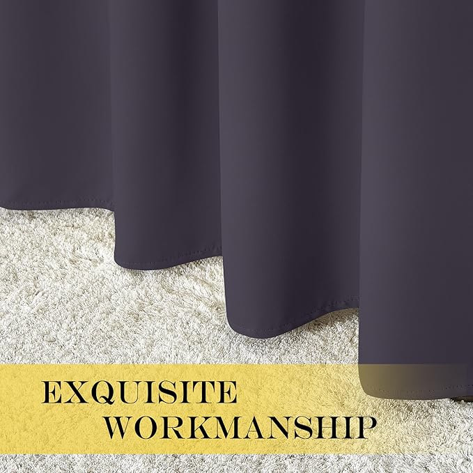 NICETOWN 66 Inch Long Blackout Curtains - Image 6