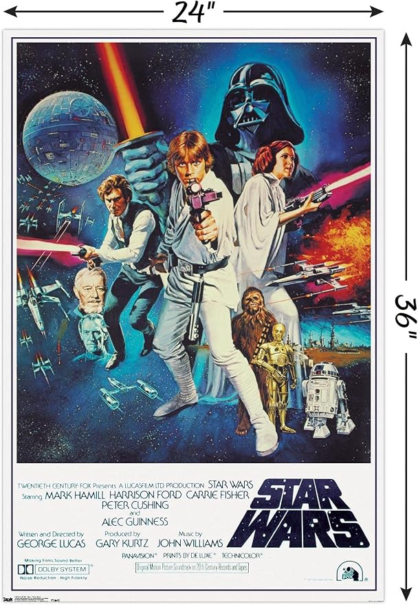 Trends International Star Wars IV One sheet Collector's Edition Wall Poster 24" - Image 3
