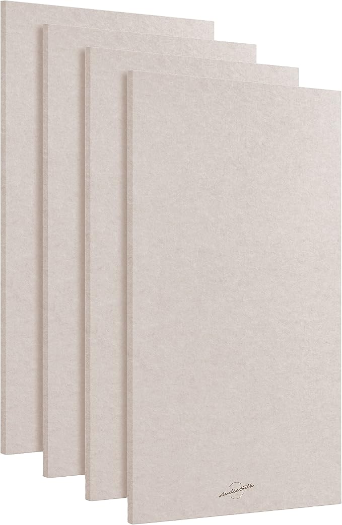 Acoustic Panels, 4 Pack ROOM KIT by AudioSilk