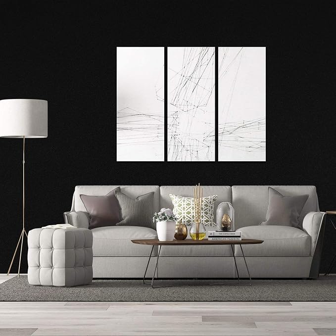 practicalWs Peel and Stick Wallpaper 15.7" x 118" Black Contact Paper - Image 2